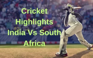 cricket highlights india vs south africa